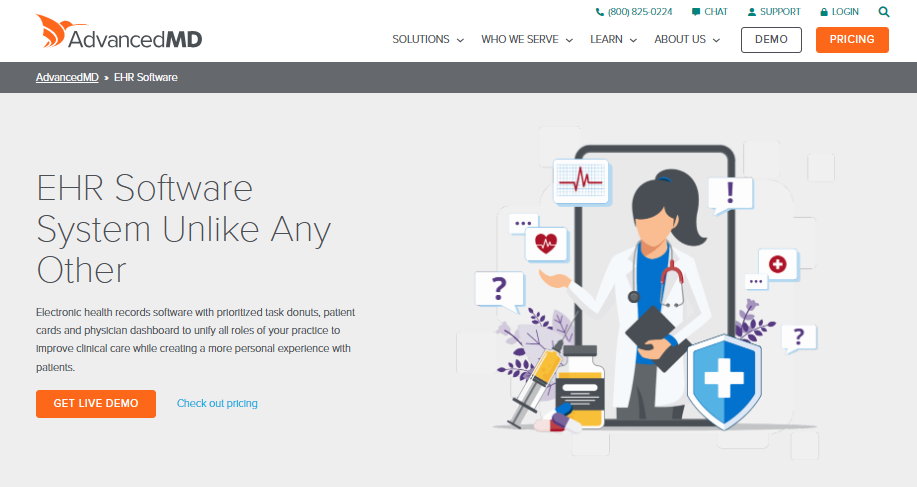 AdvancedMD EHR Login Software